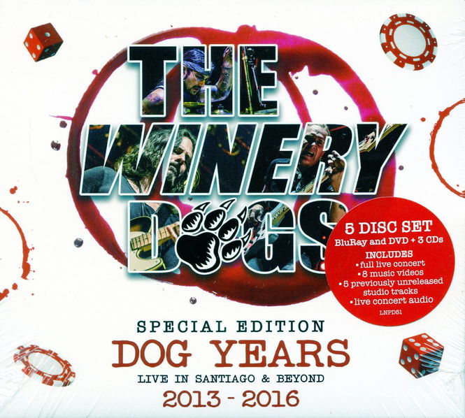 Winery Dogs: Dog Years: Live In Santiago & Beyond 2013-2016-850888007154