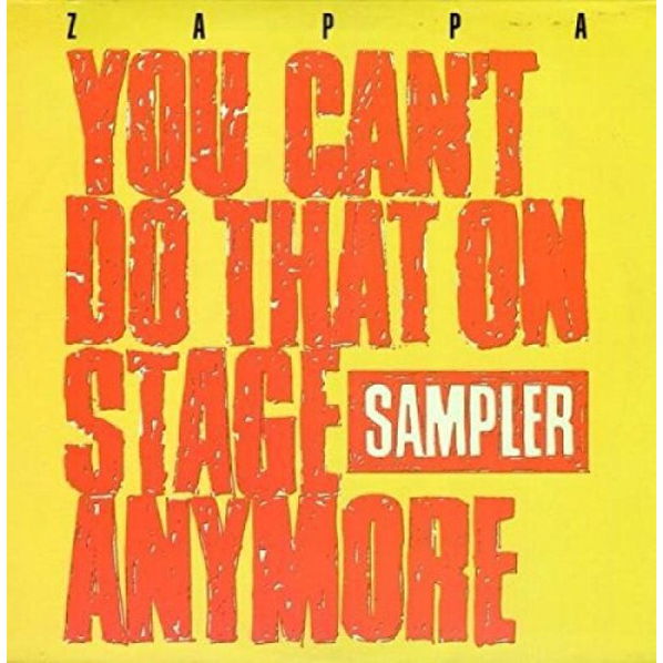 Zappa Frank: You Can't Do That On Stage Anymore (Sampler, Yellow & Red Haze, RSD2020)-824302174210