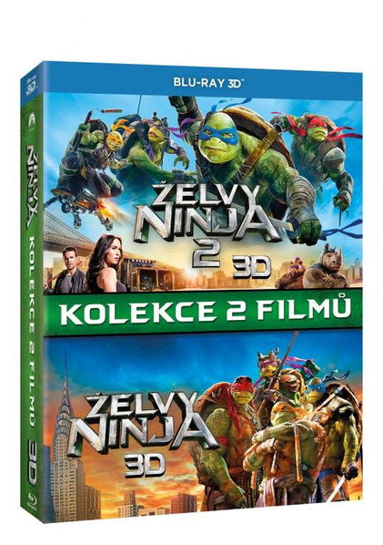 Želvy Ninja kolekce 1.-2. (3D+2D)-8595165359701